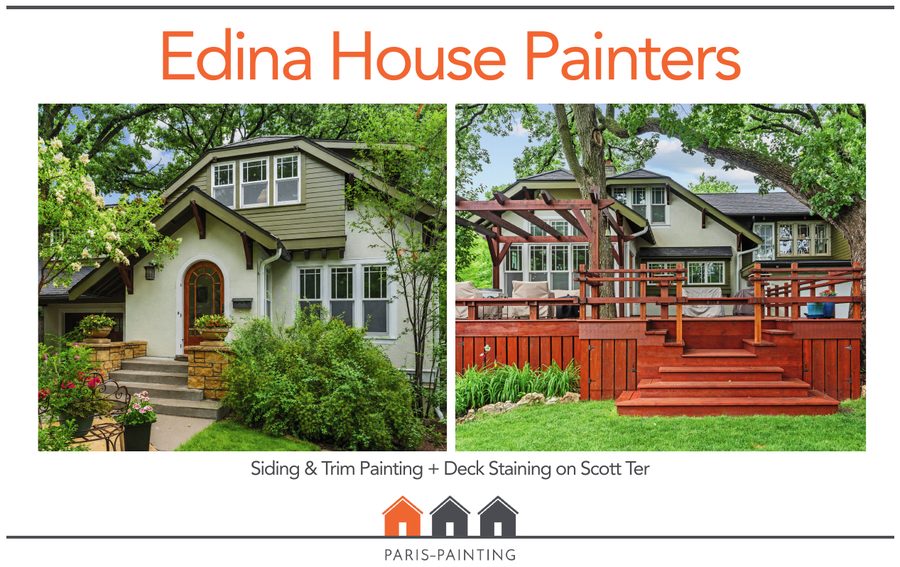 Edina House Painters mailer &ndash; siding, trim, and deck staining on Scott Ter